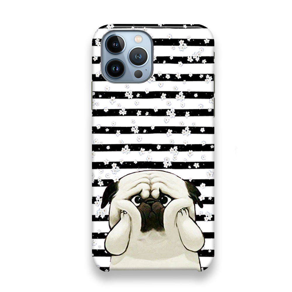 Chubby Face Pug iPhone 13 Pro Case