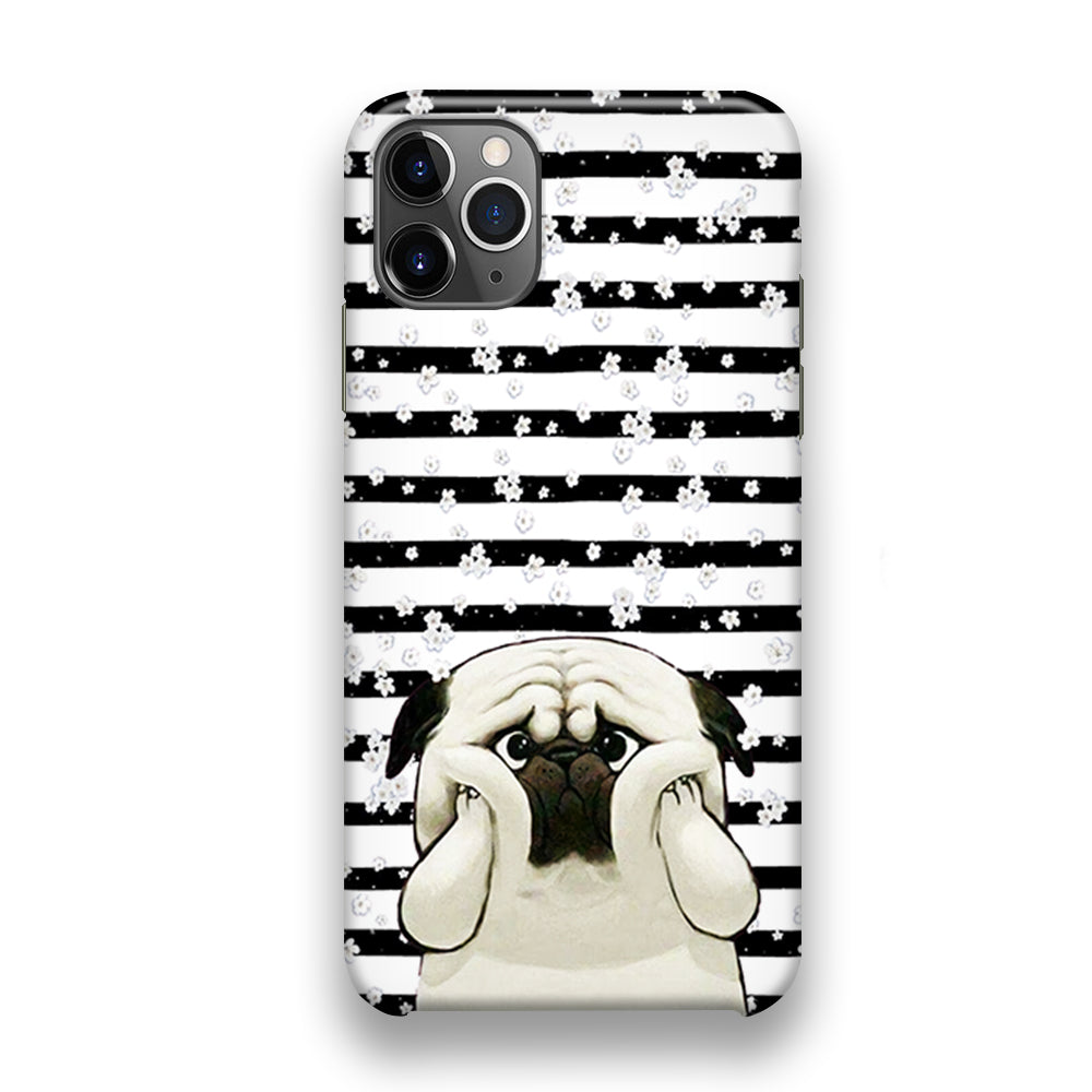 Chubby Face Pug iPhone 11 Pro Case