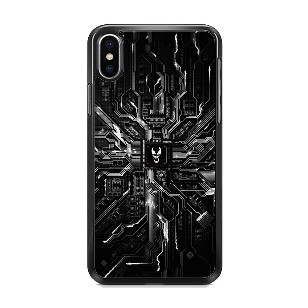 Circuit Black Monster Phone Wall iPhone X Case