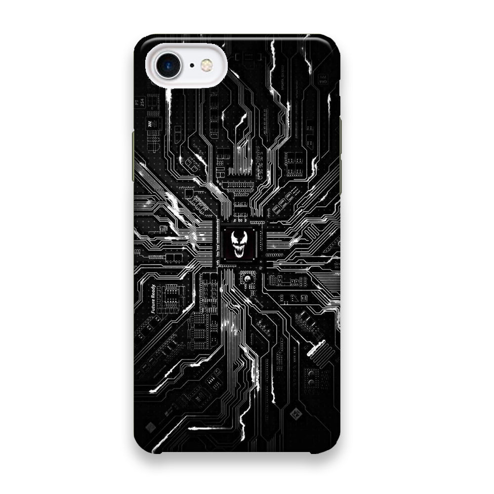 Circuit Black Monster Phone Wall iPhone 8 Case