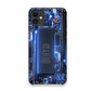 Circuit Blue Neon Phone Wall iPhone 11 Case