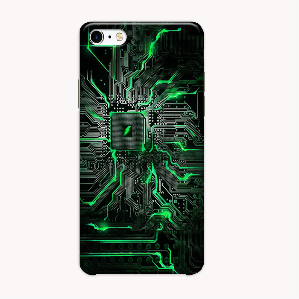 Circuit Green Neon Phone Wall iPhone 6 Plus | 6s Plus Case