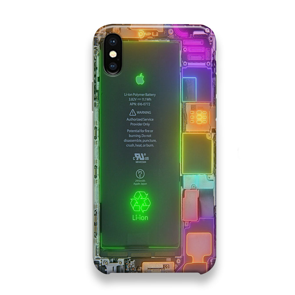 Circuit Luxury Neon Phone Wall iPhone X Case