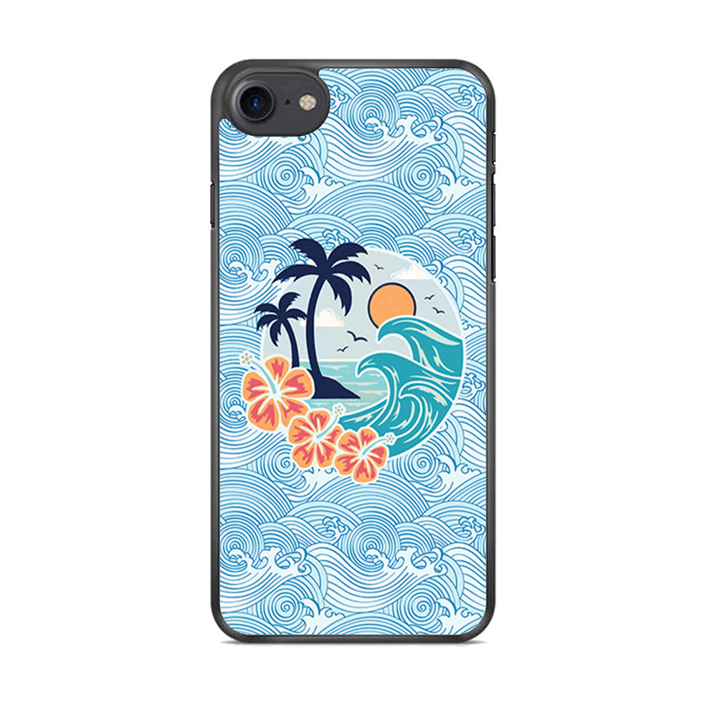 Coco Beach Portrait iPhone 8 Case