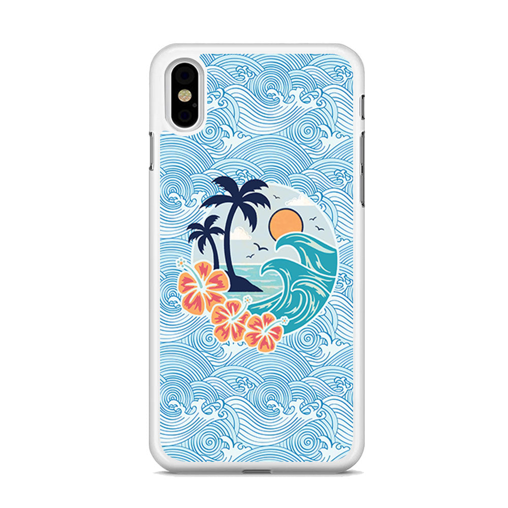Coco Beach Portrait iPhone X Case