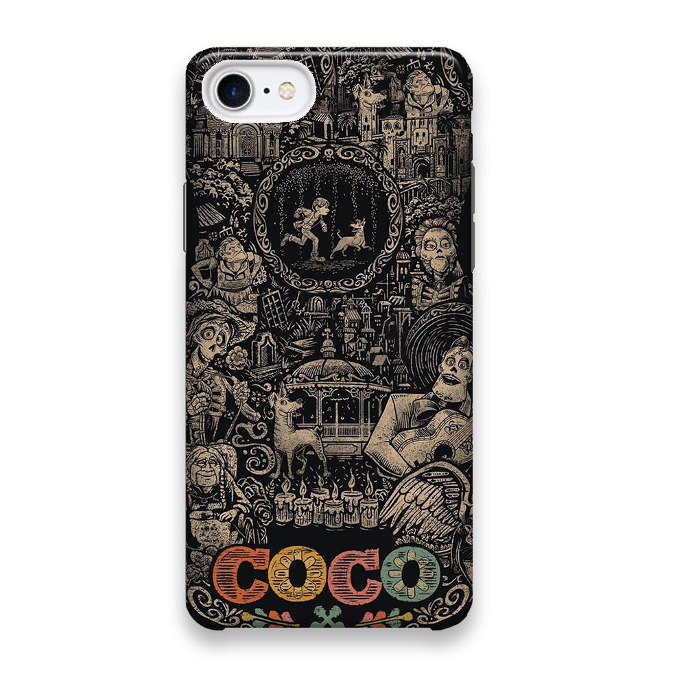 Coco Family Face iPhone 8 Case