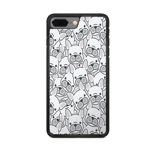 Dog Wall Bulldog iPhone 7 Plus Case