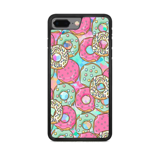 Donut Sweet Sour Rainbow iPhone 7 Plus Case