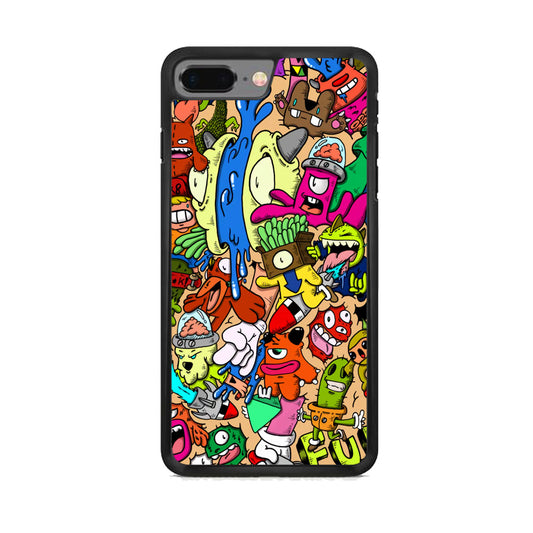 Doodle Art Street 004 iPhone 7 Plus Case