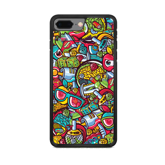 Doodle Art Street 005 iPhone 7 Plus Case