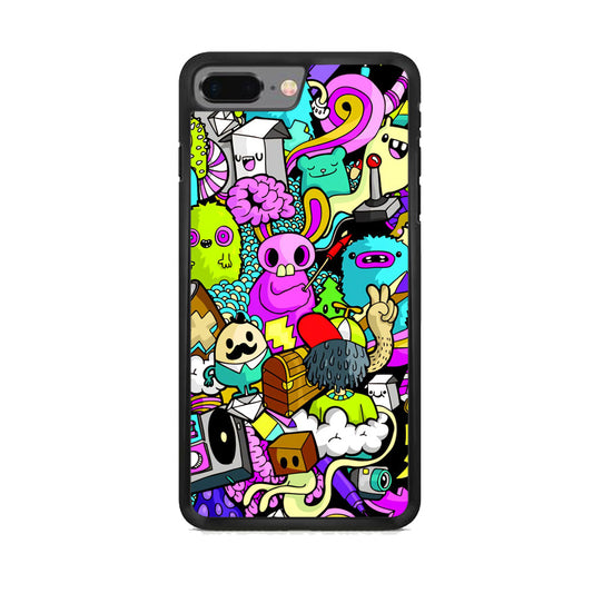 Doodle Art Street 009 iPhone 7 Plus Case