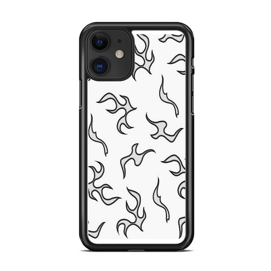 Fire White Wall iPhone 11 Case