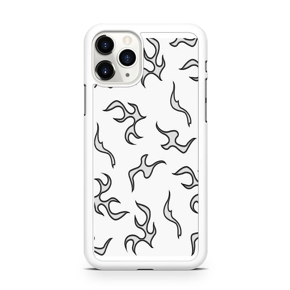 Fire White Wall iPhone 11 Pro Case