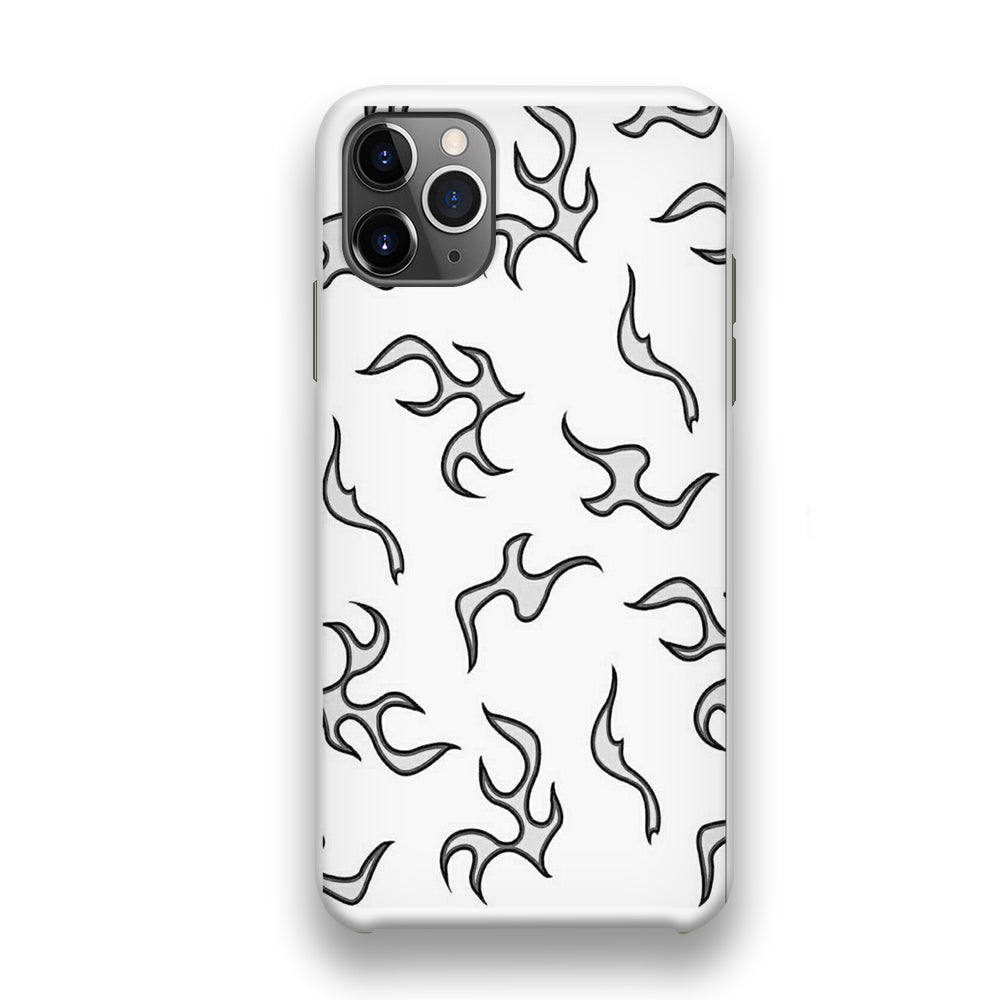 Fire White Wall iPhone 11 Pro Case