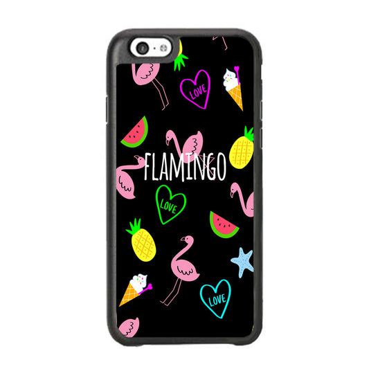 Flamingo Black Fruit iPhone 6 | 6s Case
