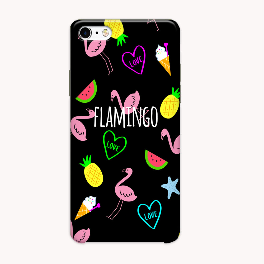 Flamingo Black Fruit iPhone 6 | 6s Case