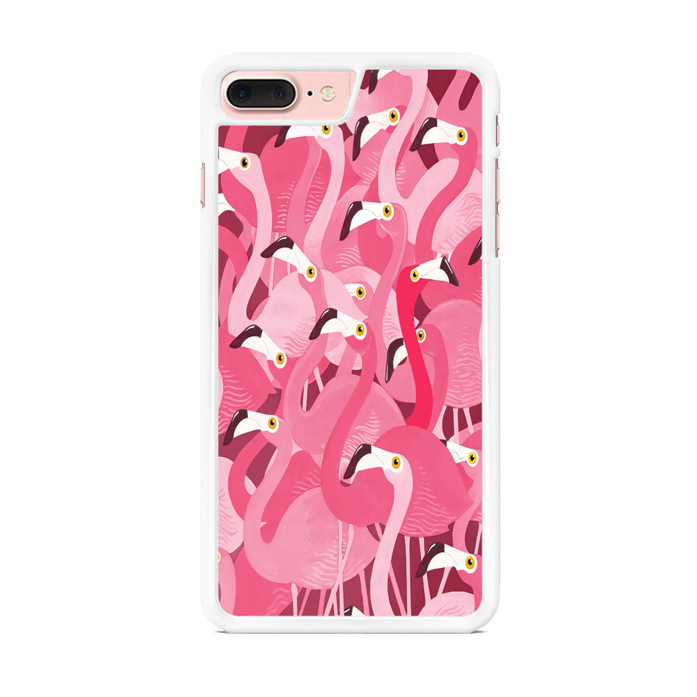 Flamingo Pink Populace iPhone 7 Plus Case