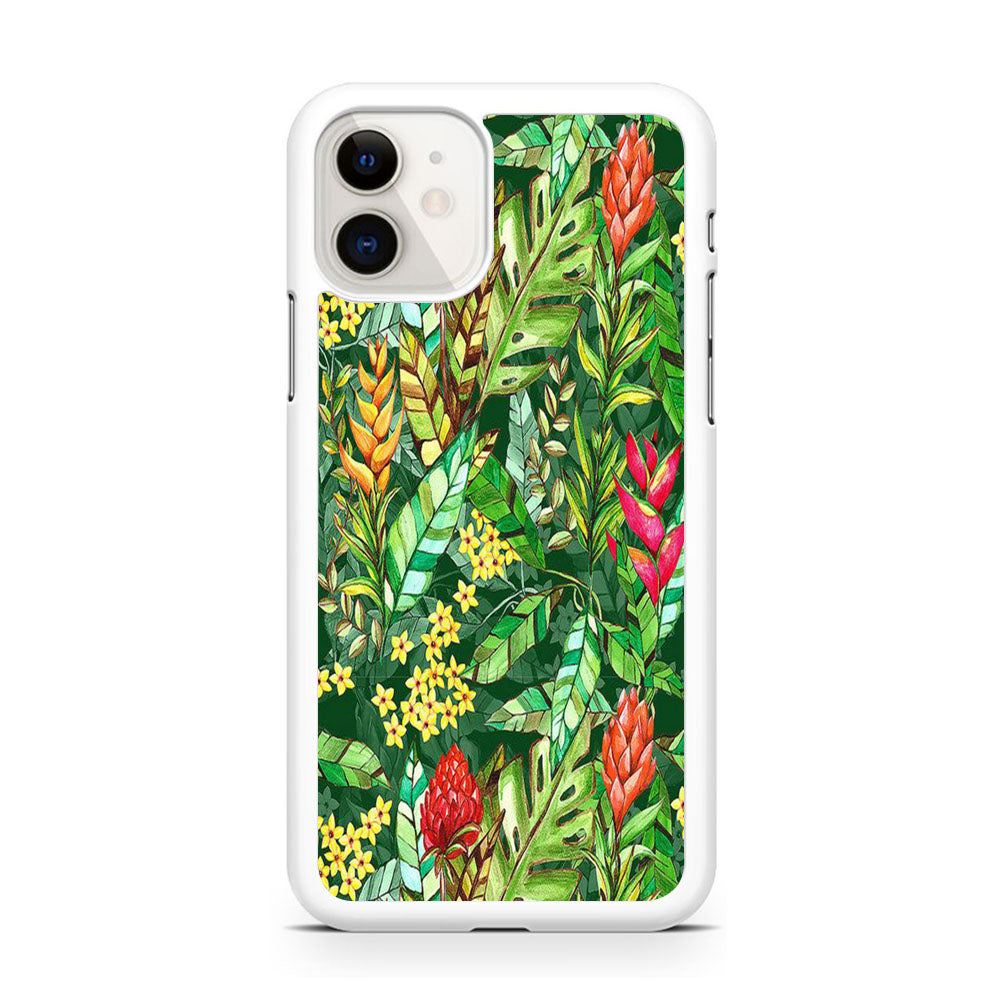 Floral Green Nature iPhone 11 Case