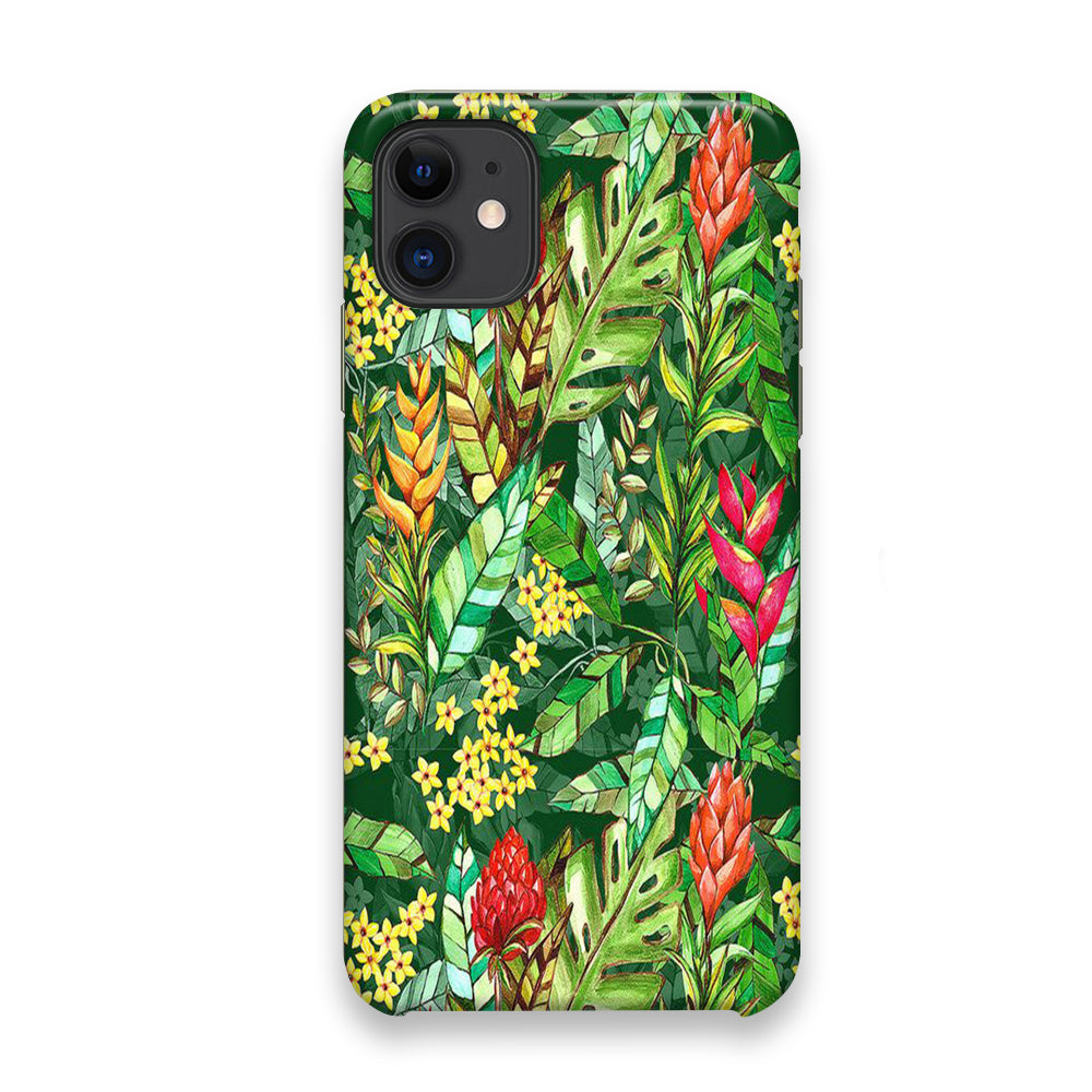 Floral Green Nature iPhone 11 Case