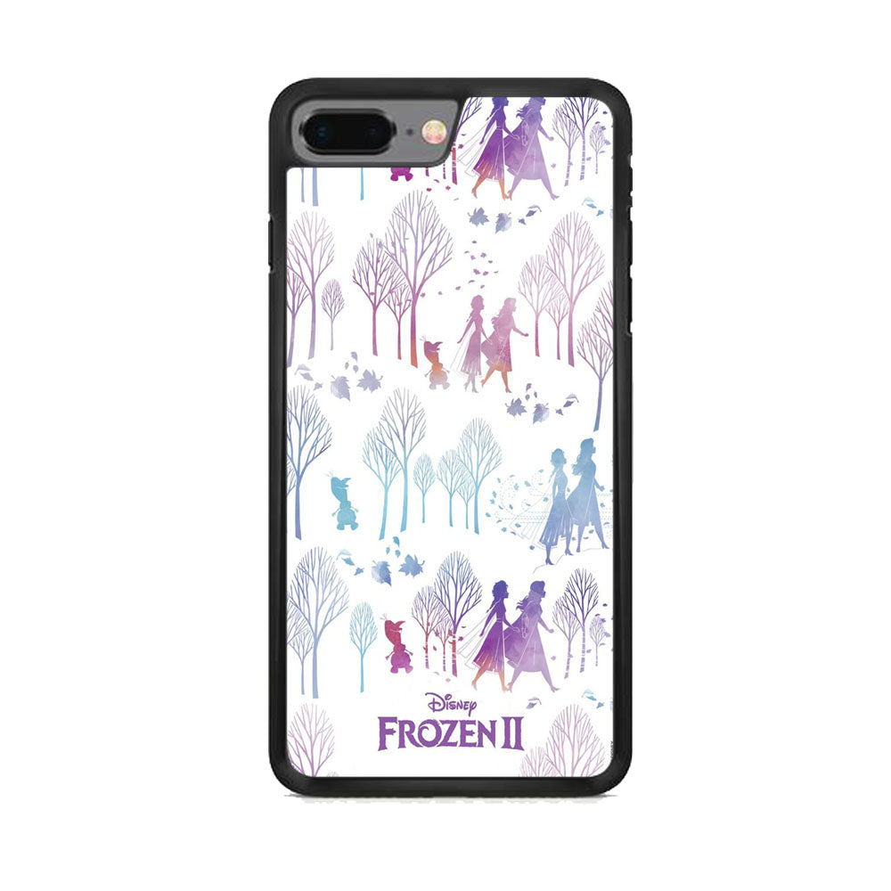 Frozen Two Snow Background iPhone 7 Plus Case