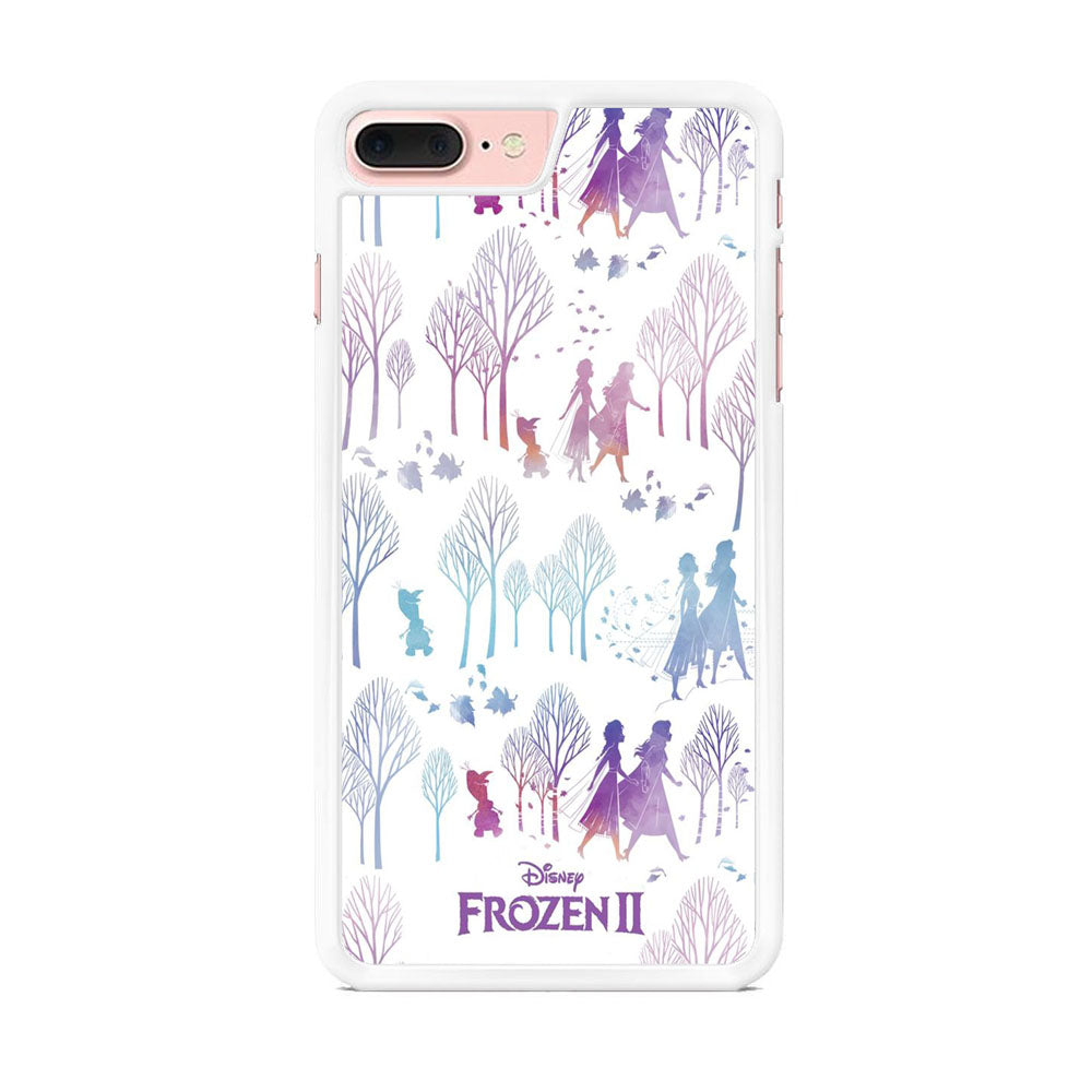 Frozen Two Snow Background iPhone 7 Plus Case