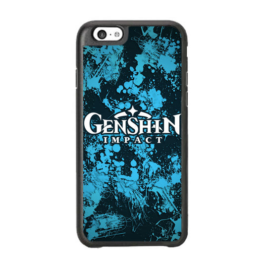 Genshin Impact Logo Blue Splash iPhone 6 | 6s Case