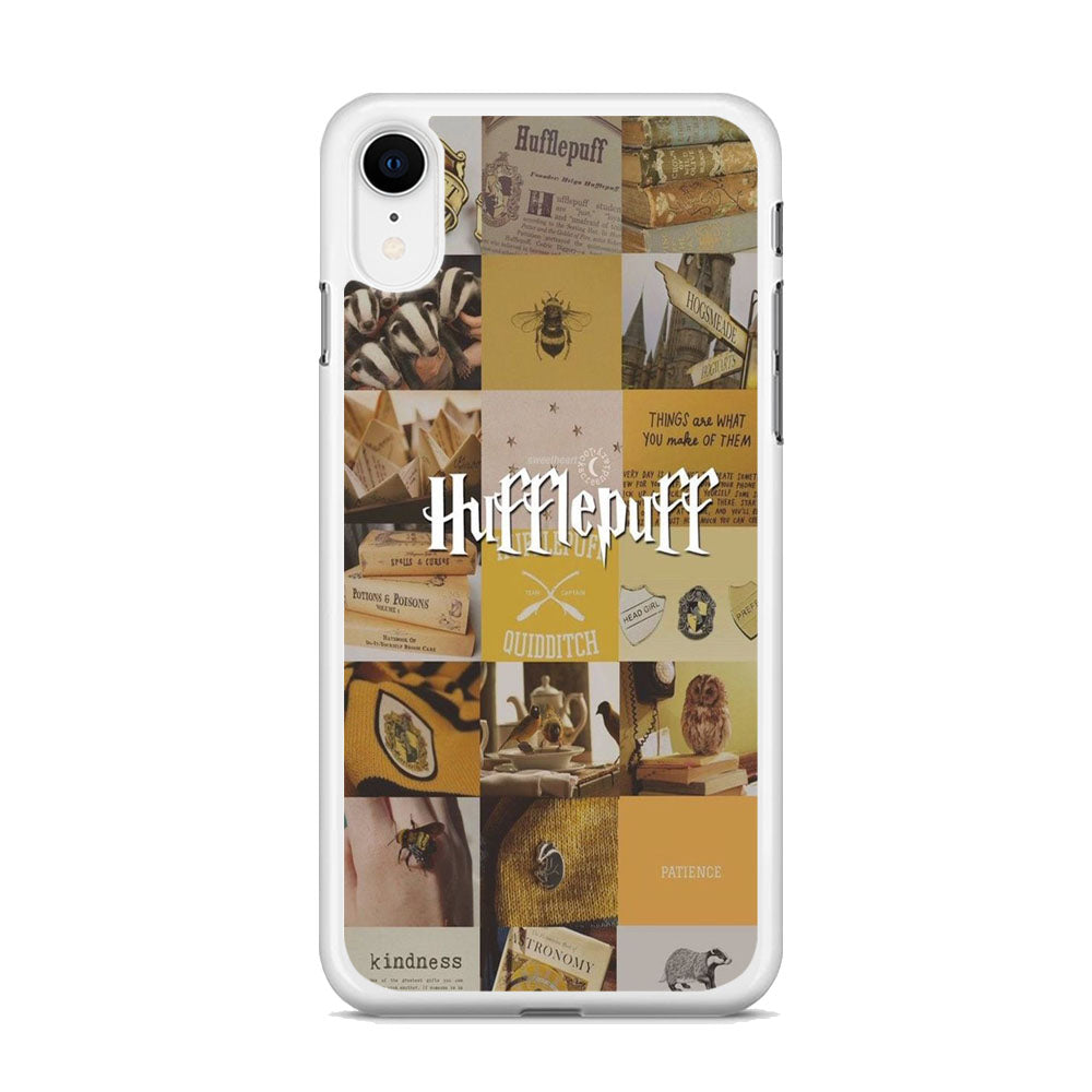 Harry Potter Hufflepuff Collage Photogrid iPhone XR Case