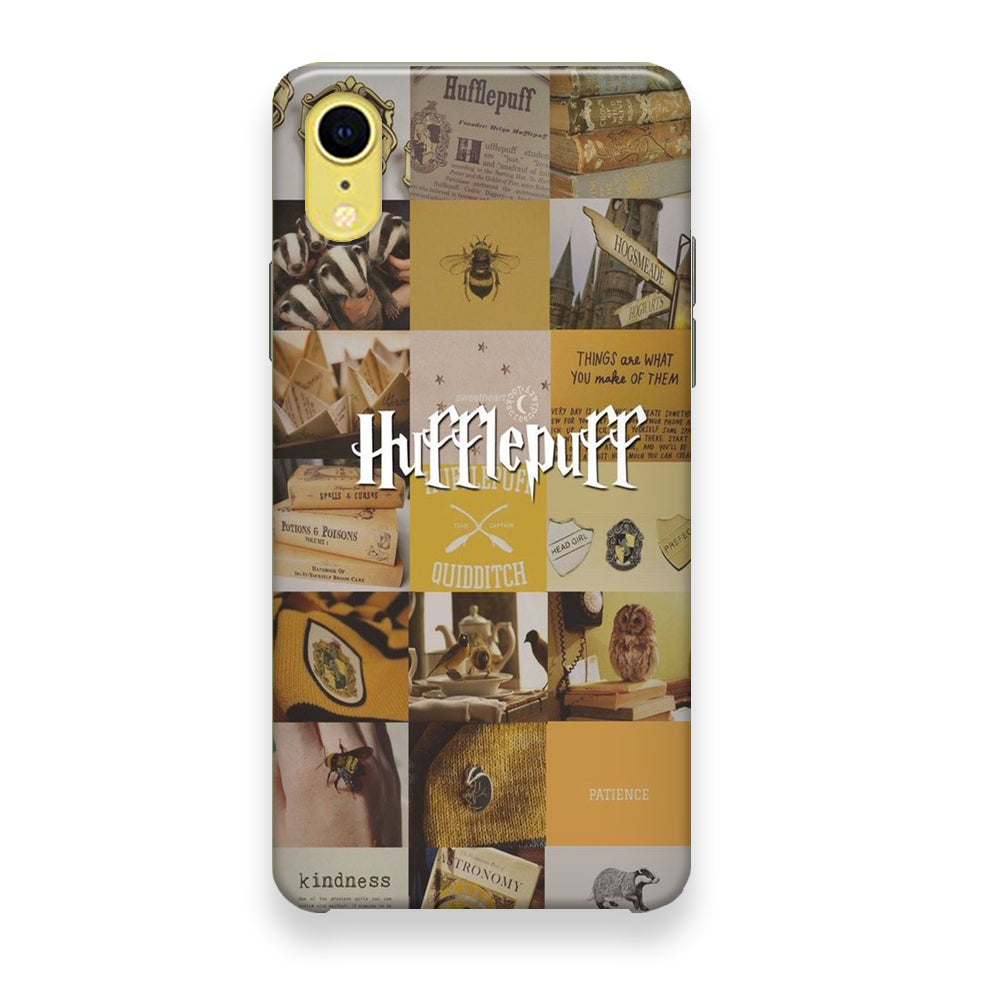 Harry Potter Hufflepuff Collage Photogrid iPhone XR Case