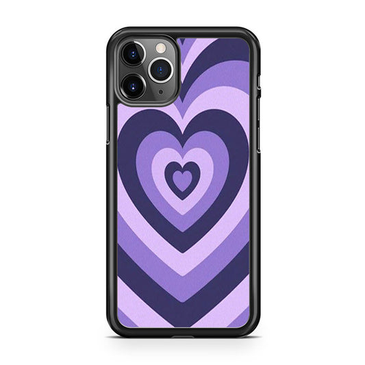 Heart Love Purple Illusion iPhone 11 Pro Case