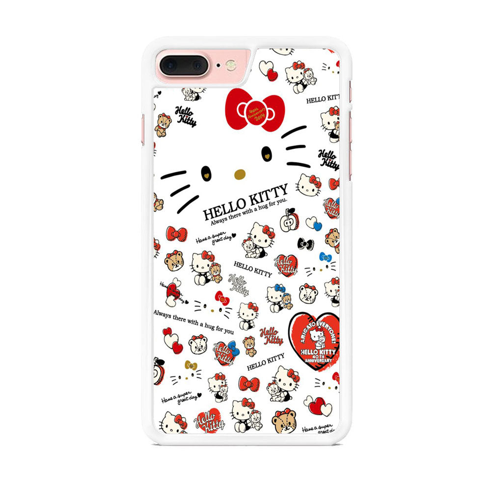 Hello Kitty Day Quote iPhone 7 Plus Case