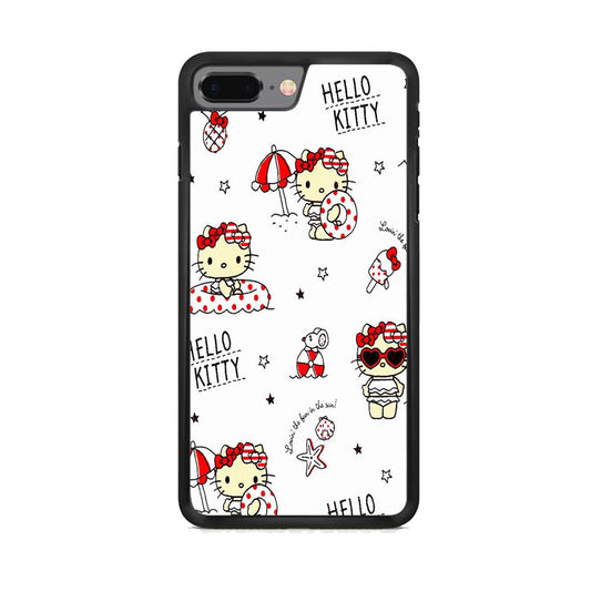 Hello Kitty Tour Beach Wall iPhone 7 Plus Case