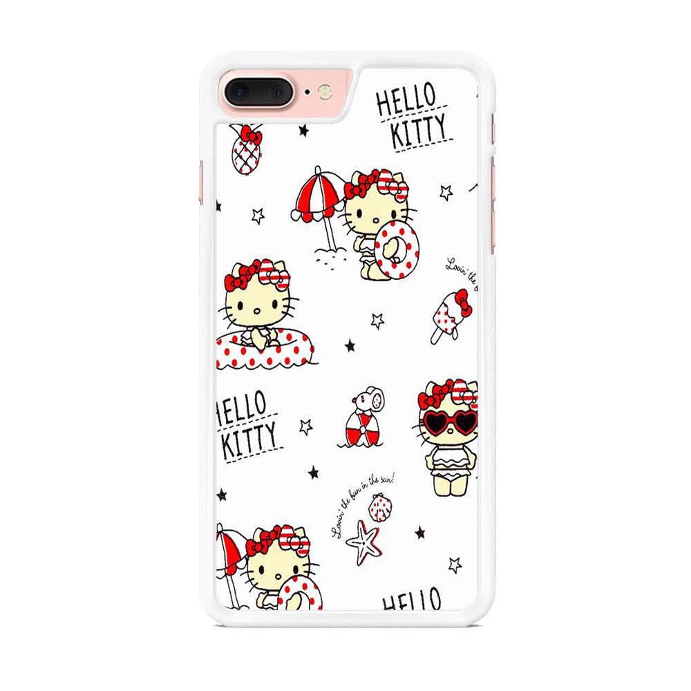 Hello Kitty Tour Beach Wall iPhone 7 Plus Case