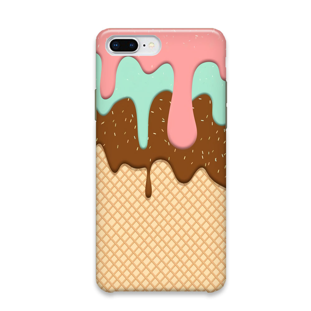 Ice Cream Coklat Blue Berry iPhone 7 Plus Case