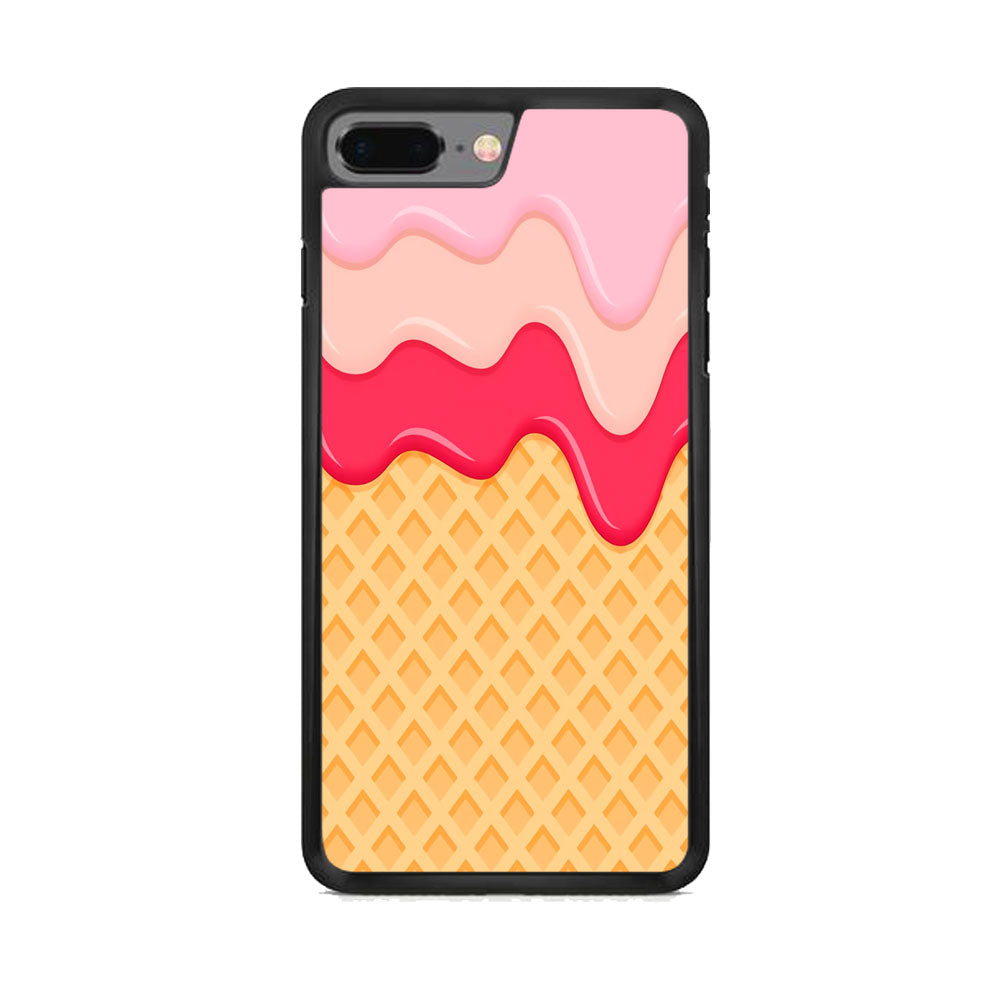 Ice Cream Drip Berry iPhone 7 Plus Case