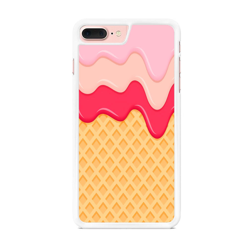 Ice Cream Drip Berry iPhone 7 Plus Case