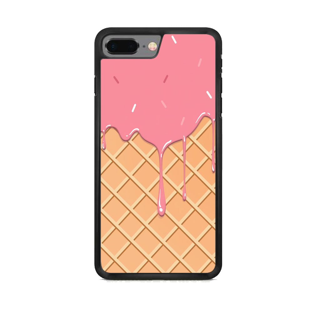 Ice Cream Drip Berry Pink Sweet iPhone 7 Plus Case