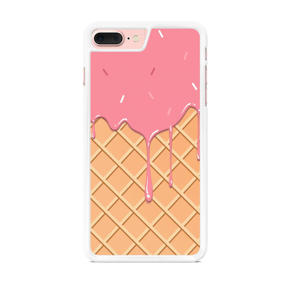 Ice Cream Drip Berry Pink Sweet iPhone 7 Plus Case