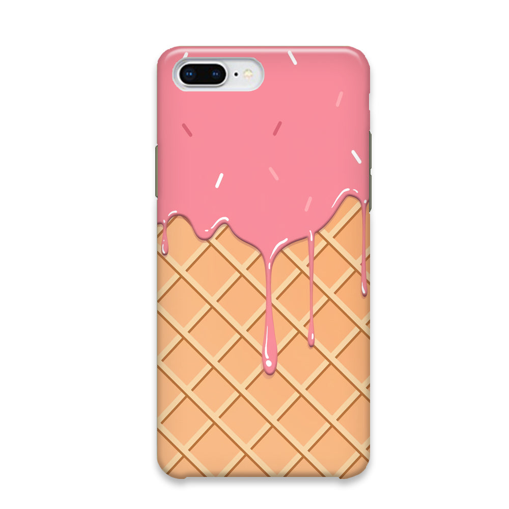 Ice Cream Drip Berry Pink Sweet iPhone 7 Plus Case