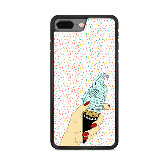 Ice Cream on Beauty Hand iPhone 7 Plus Case
