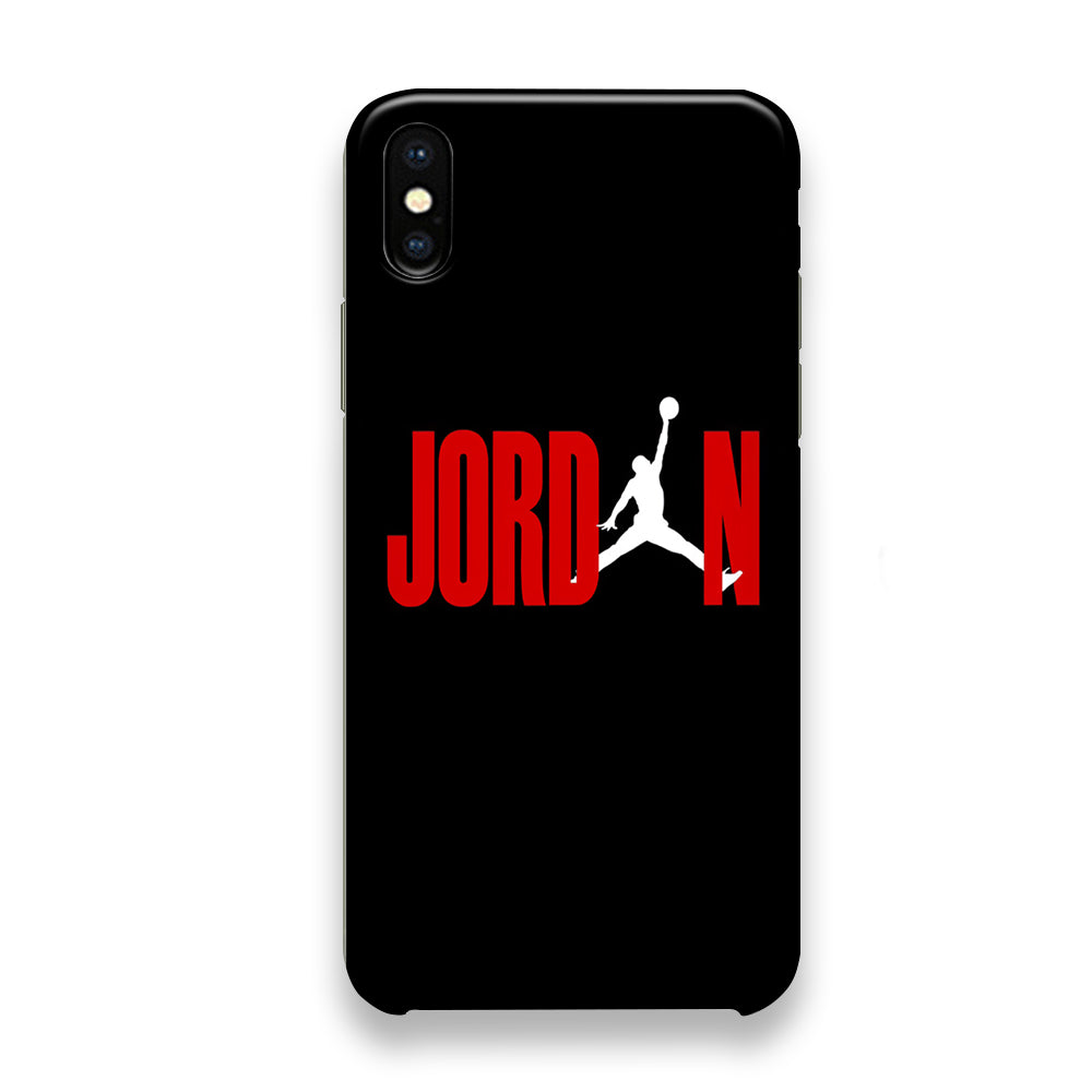 Jordan Black Pro Player Style iPhone Xs Case