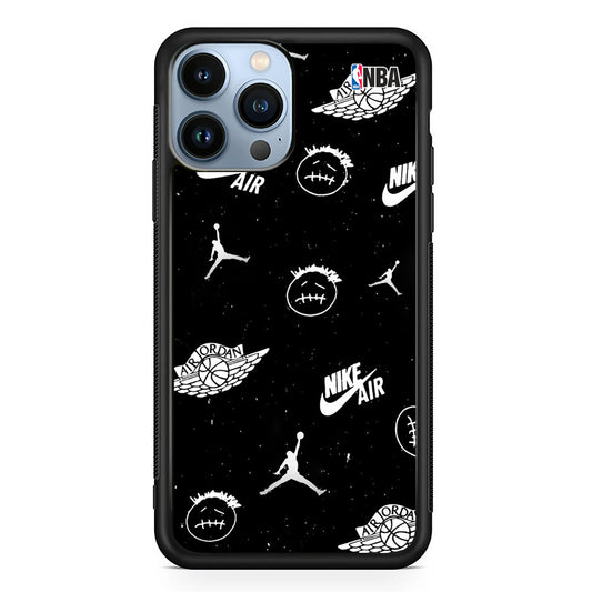 Jordan Black Space Stars TS iPhone 13 Pro Case