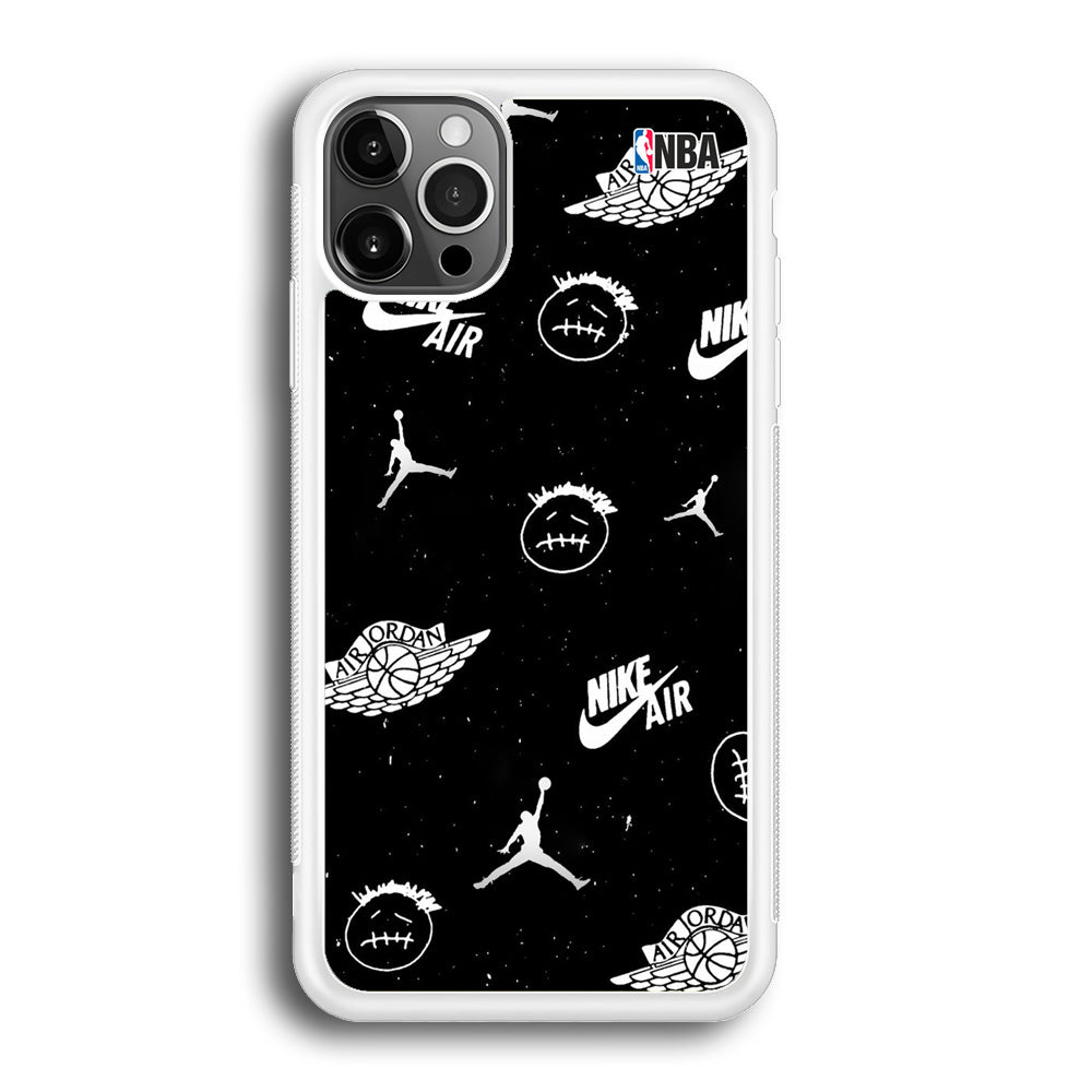 Jordan Black Space Stars TS iPhone 12 Pro Max Case