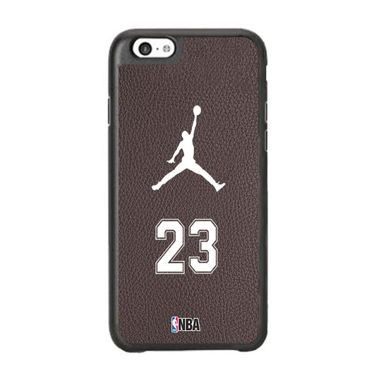 Jordan Brown Leather Motif iPhone 6 Plus | 6s Plus Case