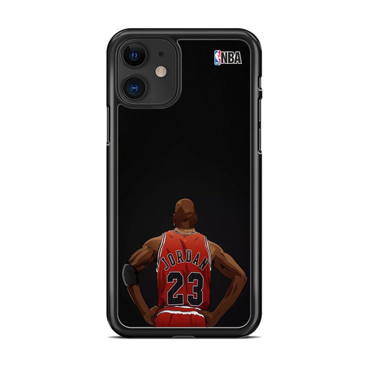 Jordan Bulls Basket Wall iPhone 11 Case