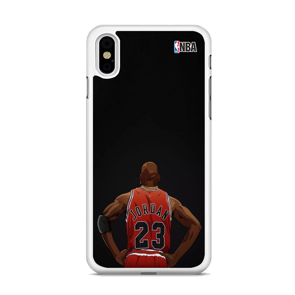 Jordan Bulls Basket Wall iPhone X Case