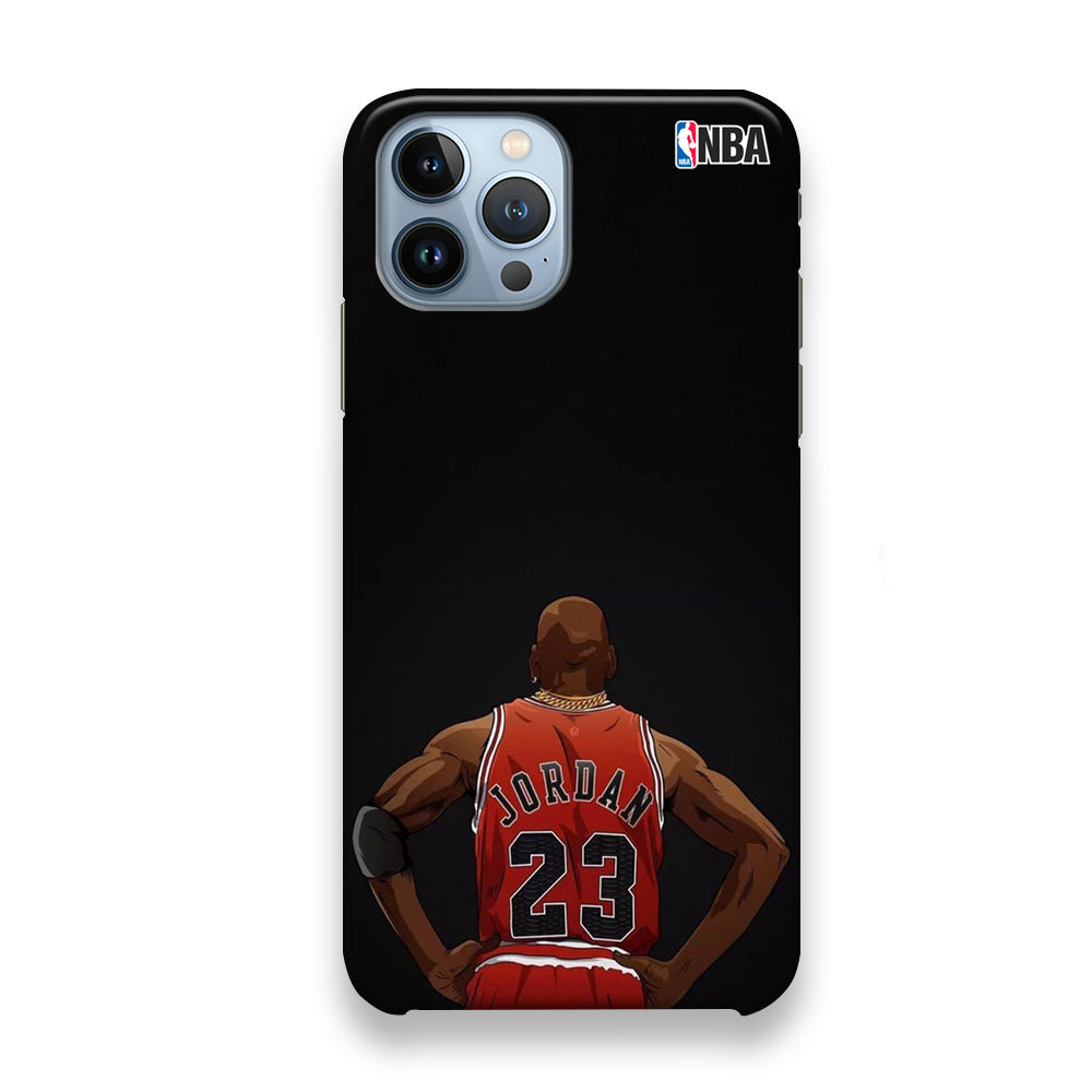 Jordan Bulls Basket Wall iPhone 13 Pro Max Case