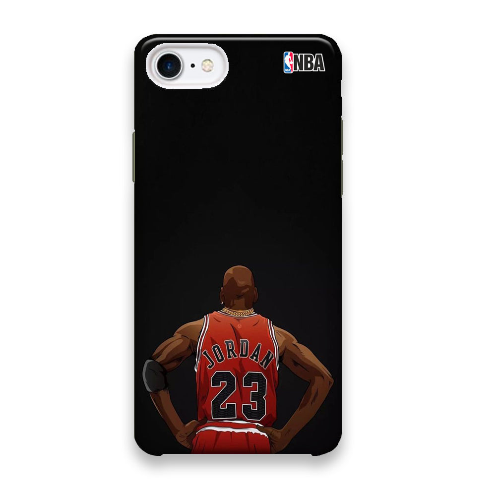 Jordan Bulls Basket Wall iPhone 8 Case
