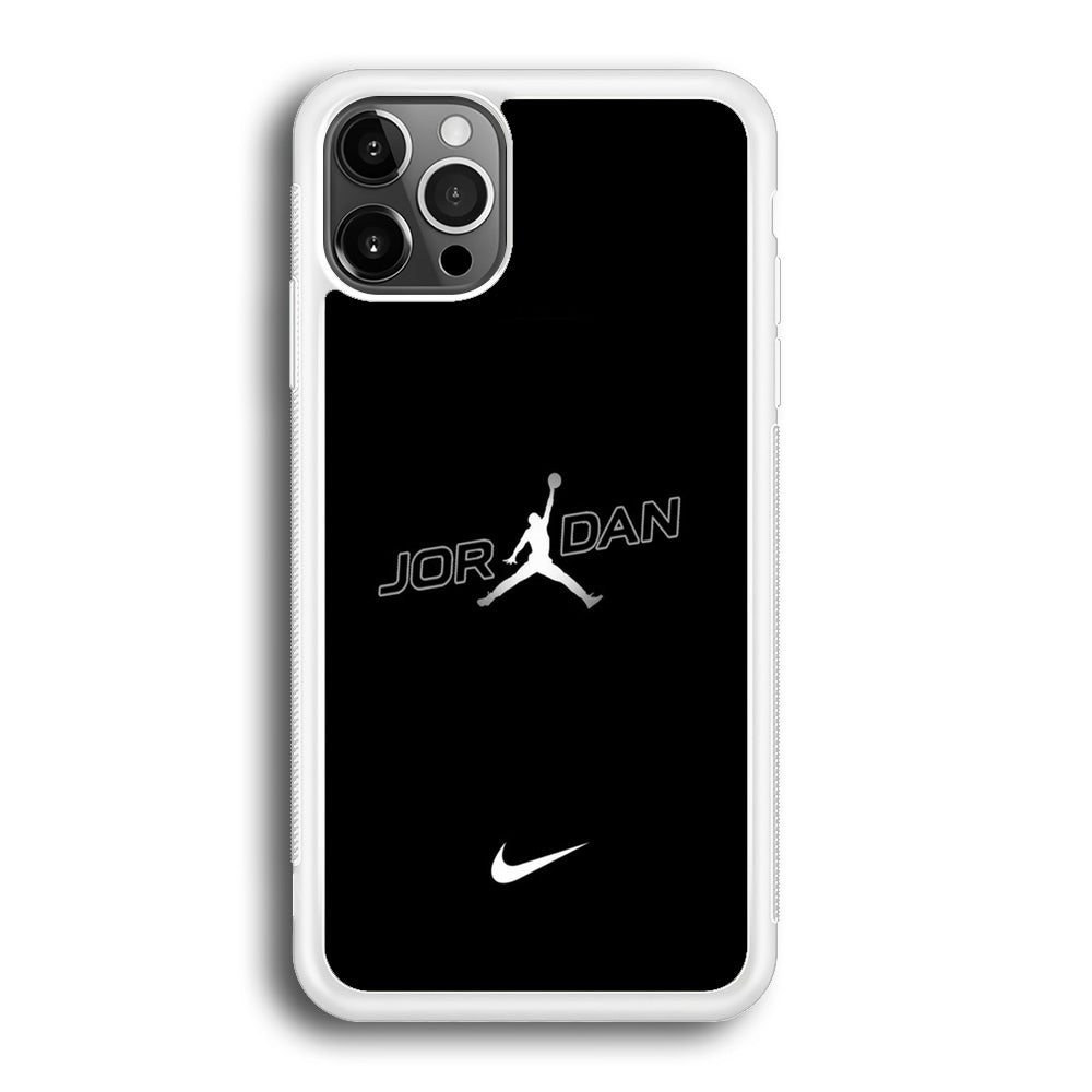 Jordan Fade Icon Black iPhone 12 Pro Max Case