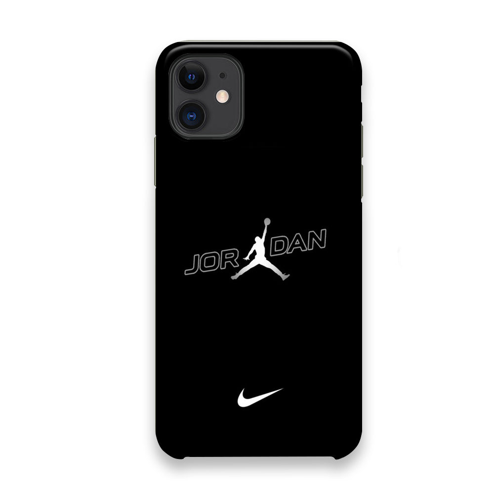 Jordan Fade Icon Black iPhone 11 Case