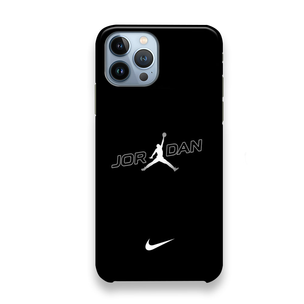 Jordan Fade Icon Black iPhone 13 Pro Max Case